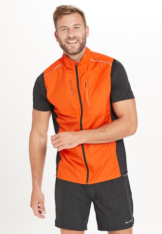 ELITE LAB Vest 'Shell X1' in Orange: front