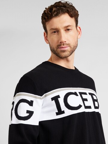 ICEBERG Sweter w kolorze czarny