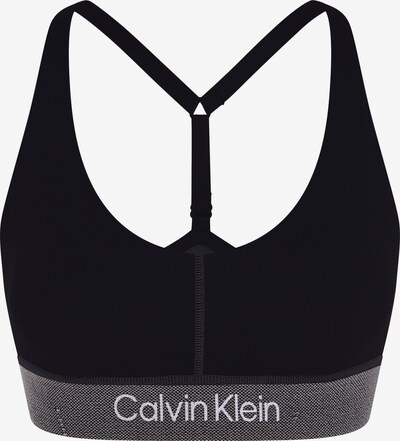 Calvin Klein Sport Спортивный бюстгальтер в Черный / Белый, Обзор товара