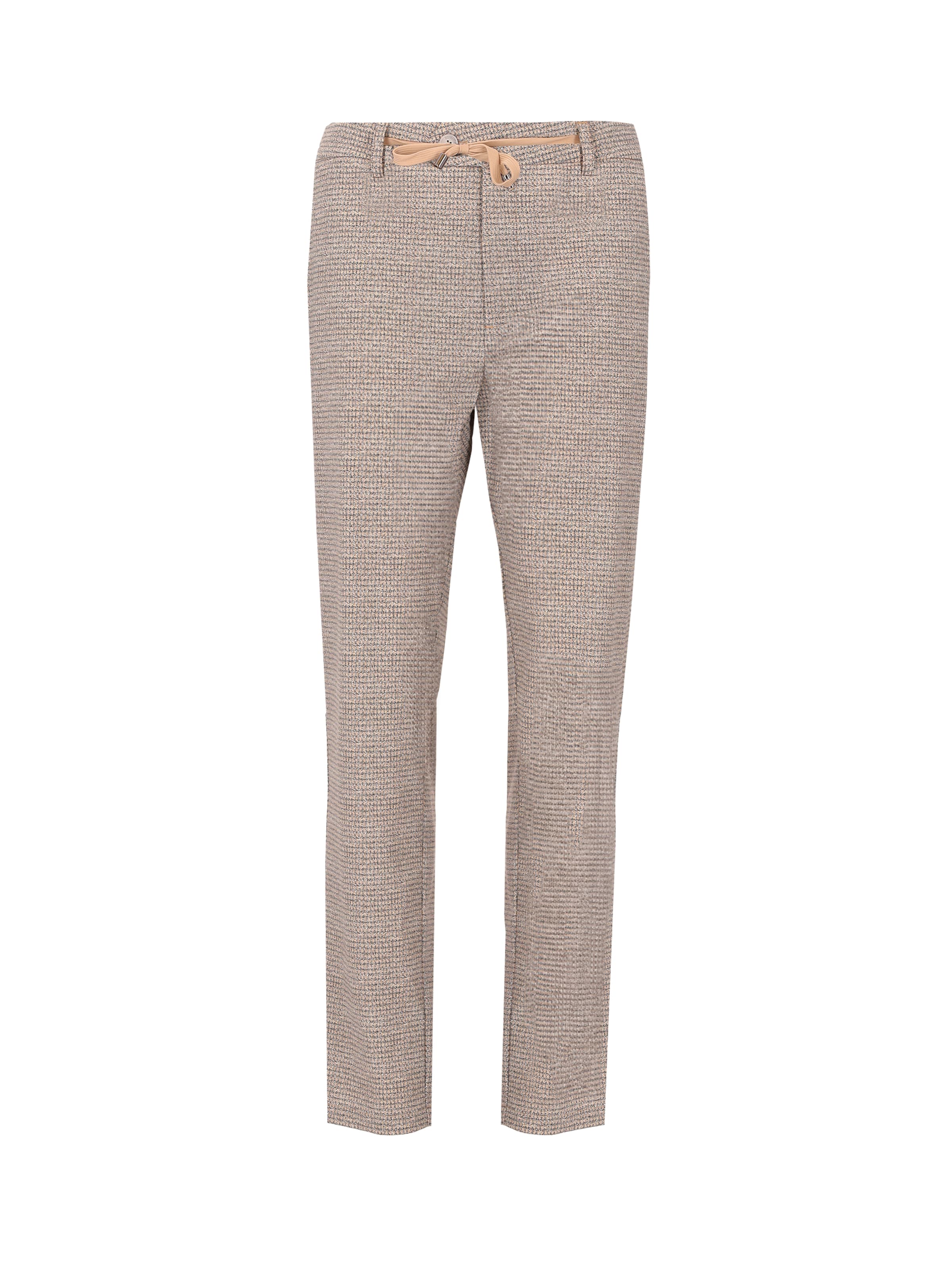 Distretto12 Weatherproof pants 'York High-Perform12 Lucca' in Mocha / Dark brown / Off white, Item view