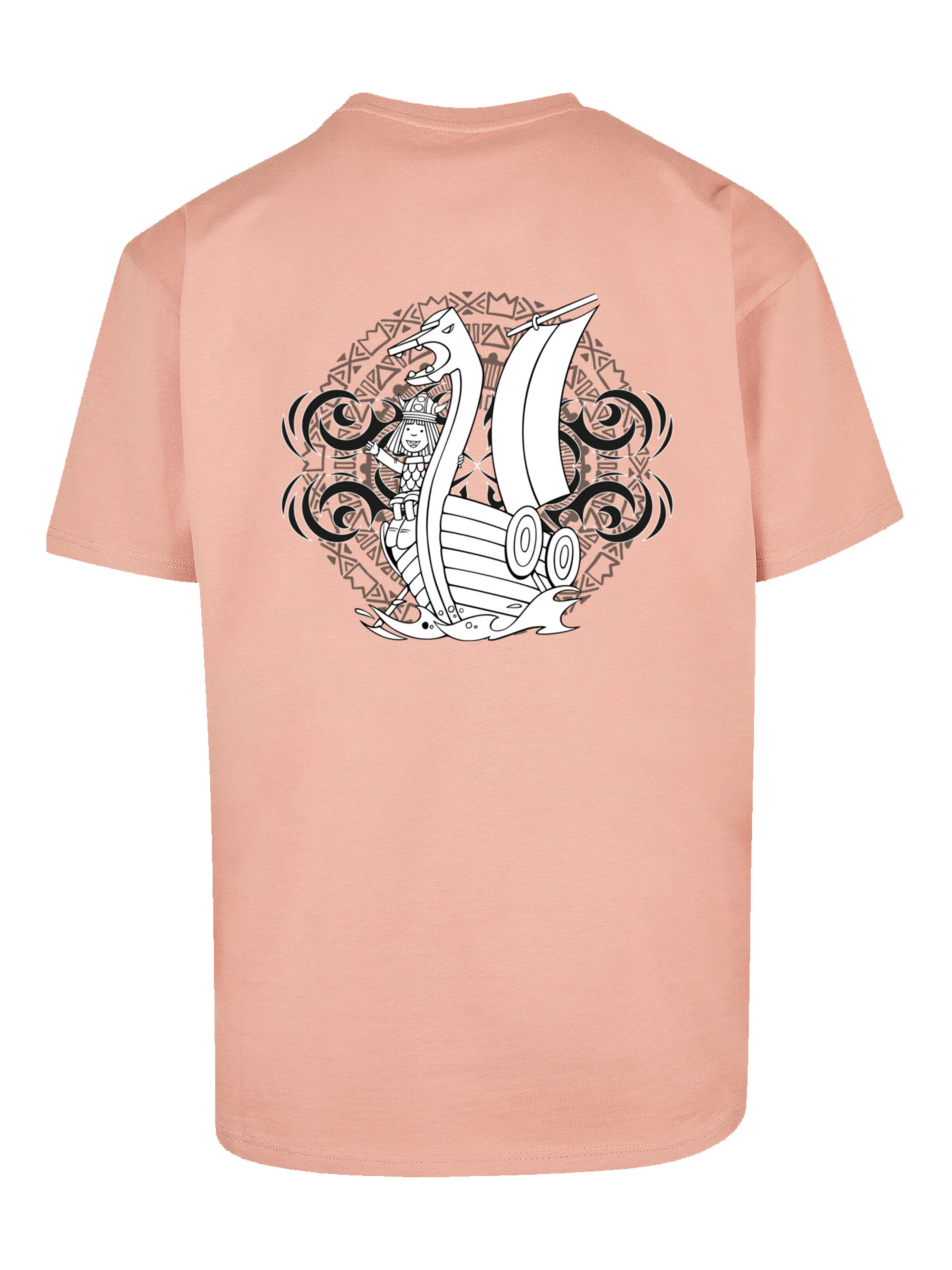 F4NT4STIC Shirt 'Wickie und die starken Männer Heroes of Childhood' in Orange