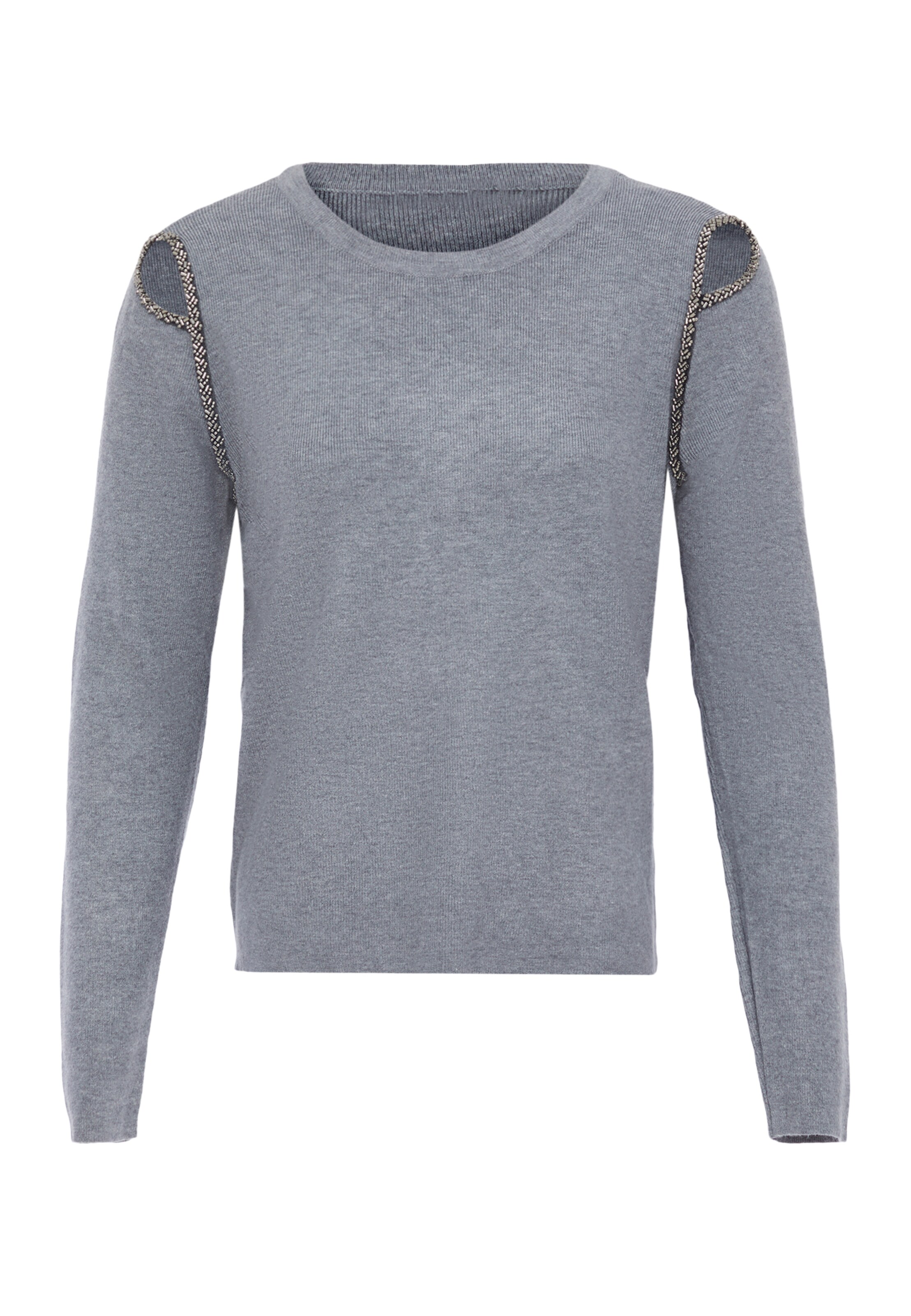 NAEMI Trui in Grijs: voorkant