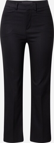 DRYKORN Regular Pleated Pants 'BASKET' in Black: front