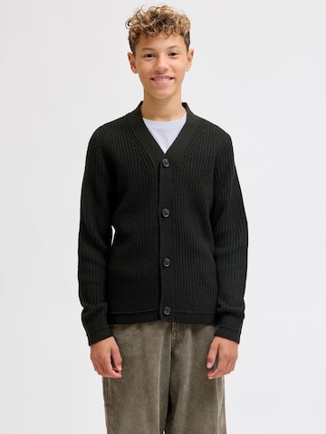 Cardigan Jack & Jones Junior en noir : devant