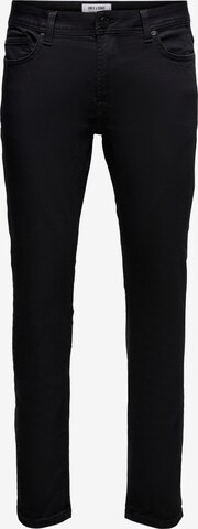 Only & Sons Slim fit Jeans 'Loom' in Black: front