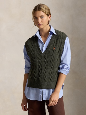 Polo Ralph Lauren Пуловер в зелено: отпред