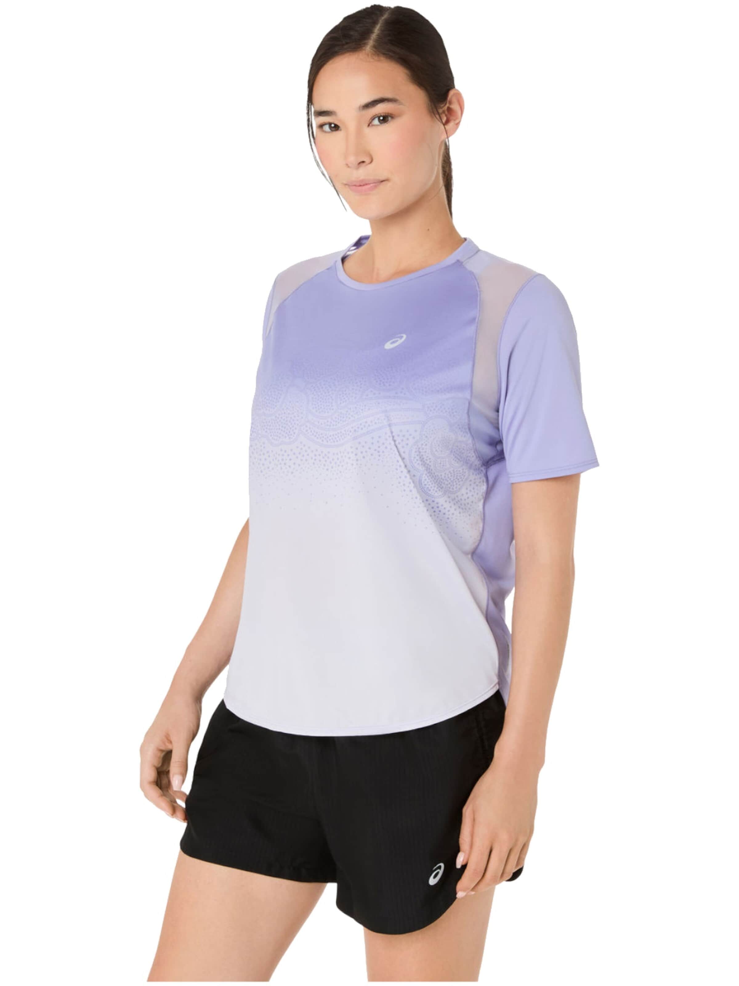 ASICS Shirt 'ASICS Road Fade SS' in Lila