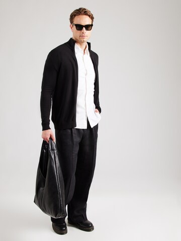 SELECTED Regular fit Knit cardigan 'Berg' in Black