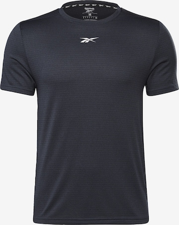 Reebok Regular Fit Funktionsskjorte 'Workout Ready' i sort: forside