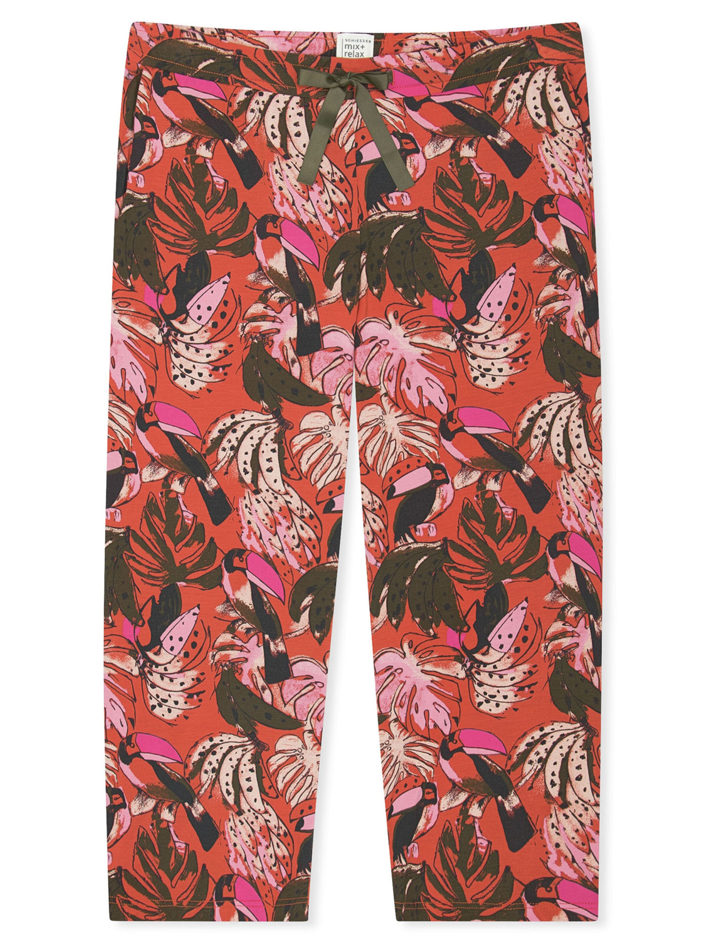 Pantalon de pyjama ' Mix Relax ' SCHIESSER en marron : devant