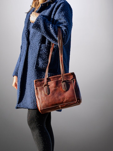 bupell Shoulder Bag 'Vittoria' in Brown