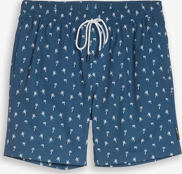 TOM TAILOR DENIM Zwemshorts in Blauw: voorkant