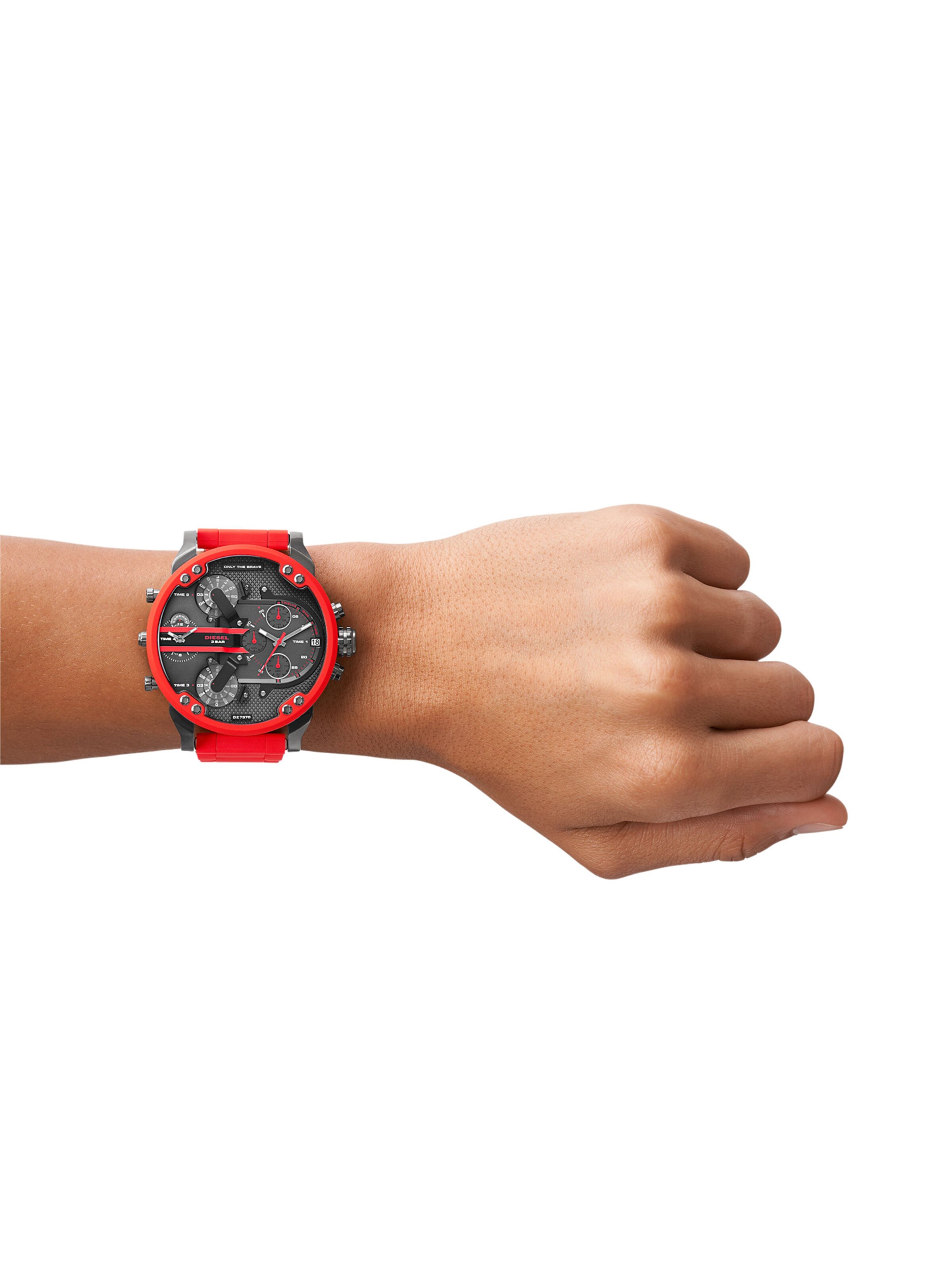 Diesel horloge rood hotsell