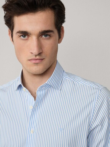 Coupe slim Chemise Hackett London en bleu