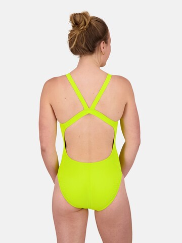 Nike Swim Active Swimsuit in Yellow