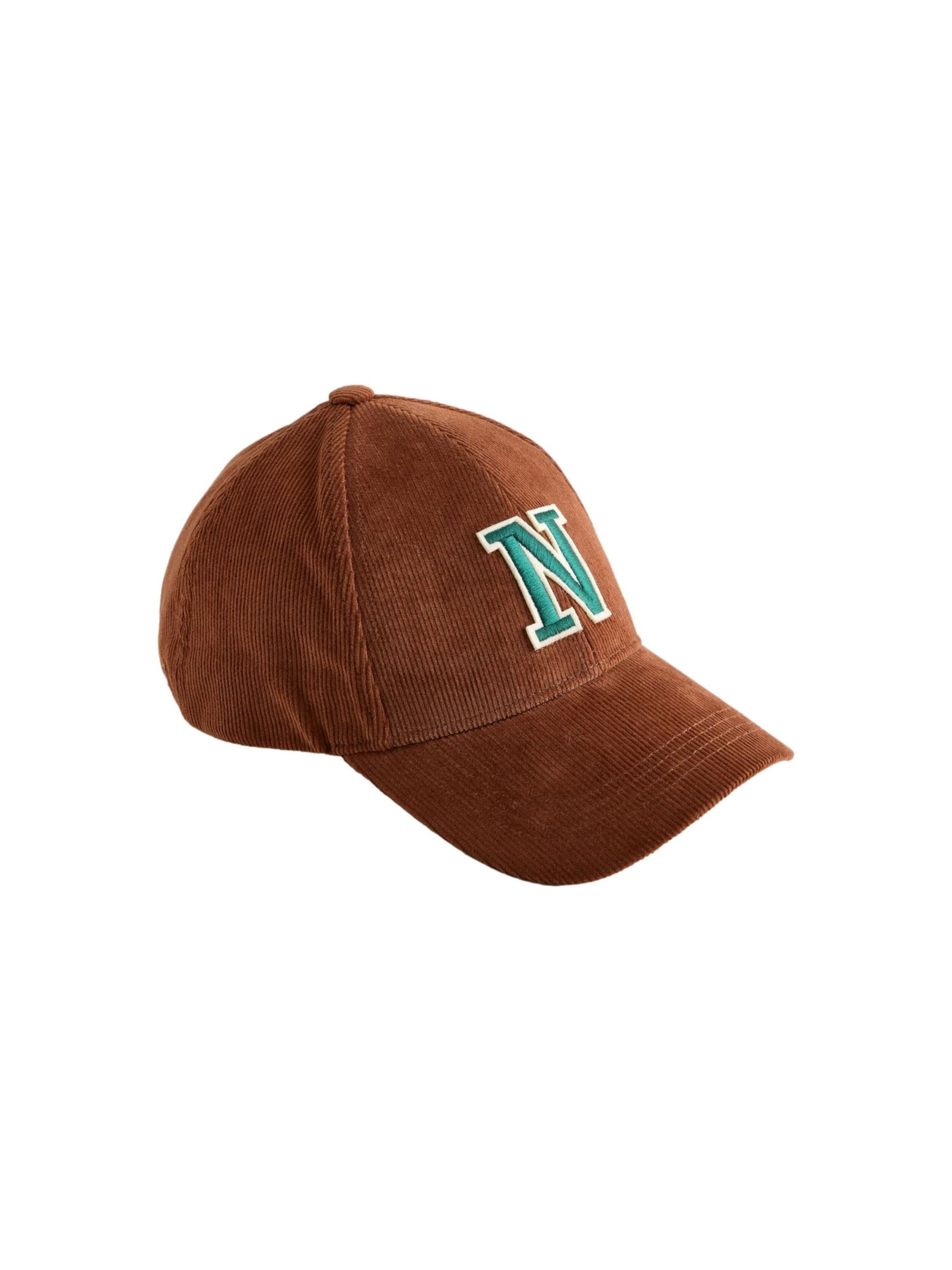 Next Cap in 55-60 in Chestnut brown / Green / White, Item view