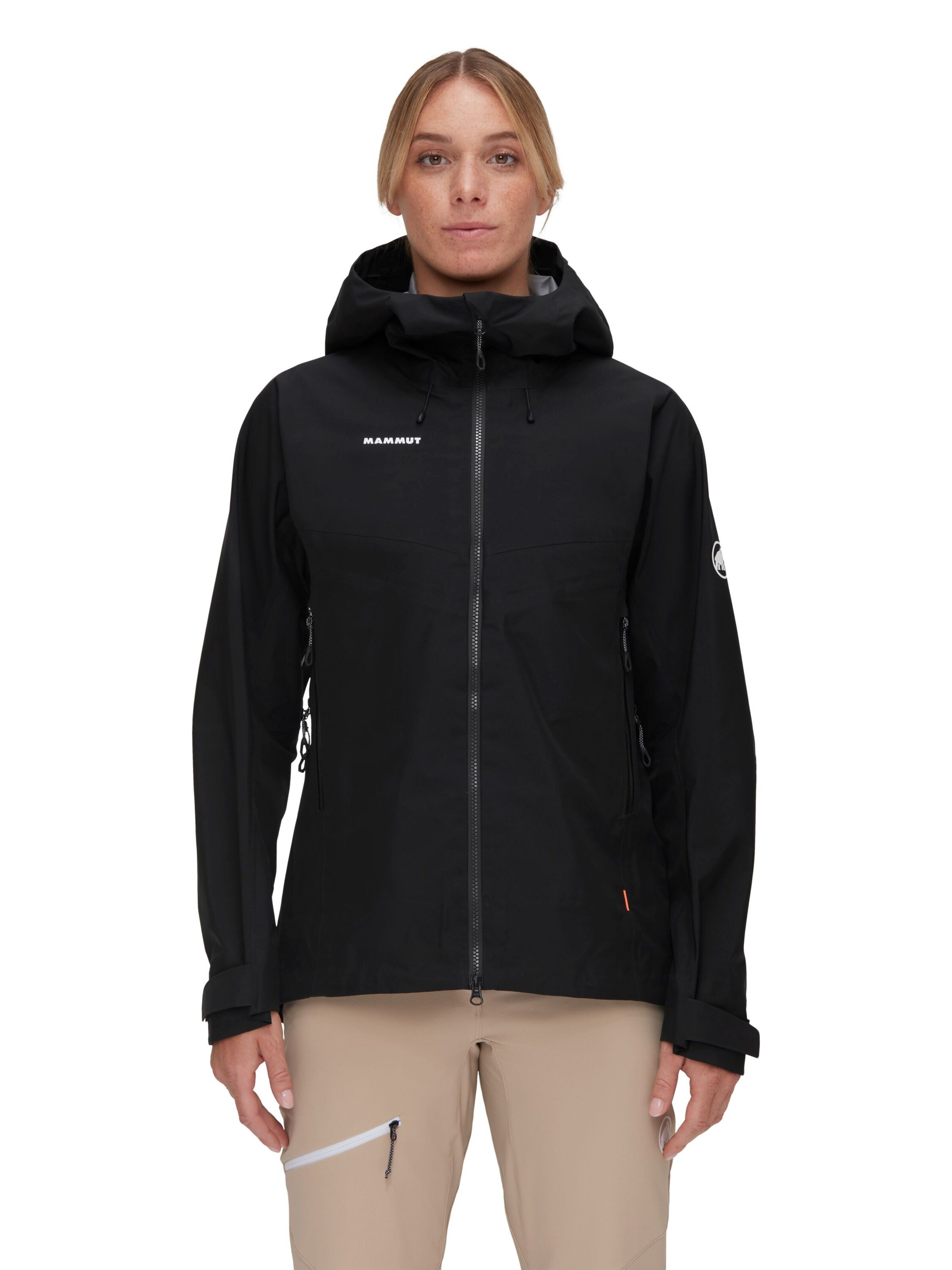 MAMMUT Outdoor Jacket in Black: front