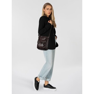 Campomaggi Schoudertas 'Limone' in Bruin