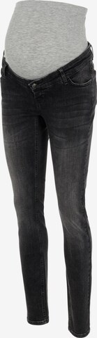 MAMALICIOUS Skinny Jeans 'CALIFORNIEN' in Grey: front