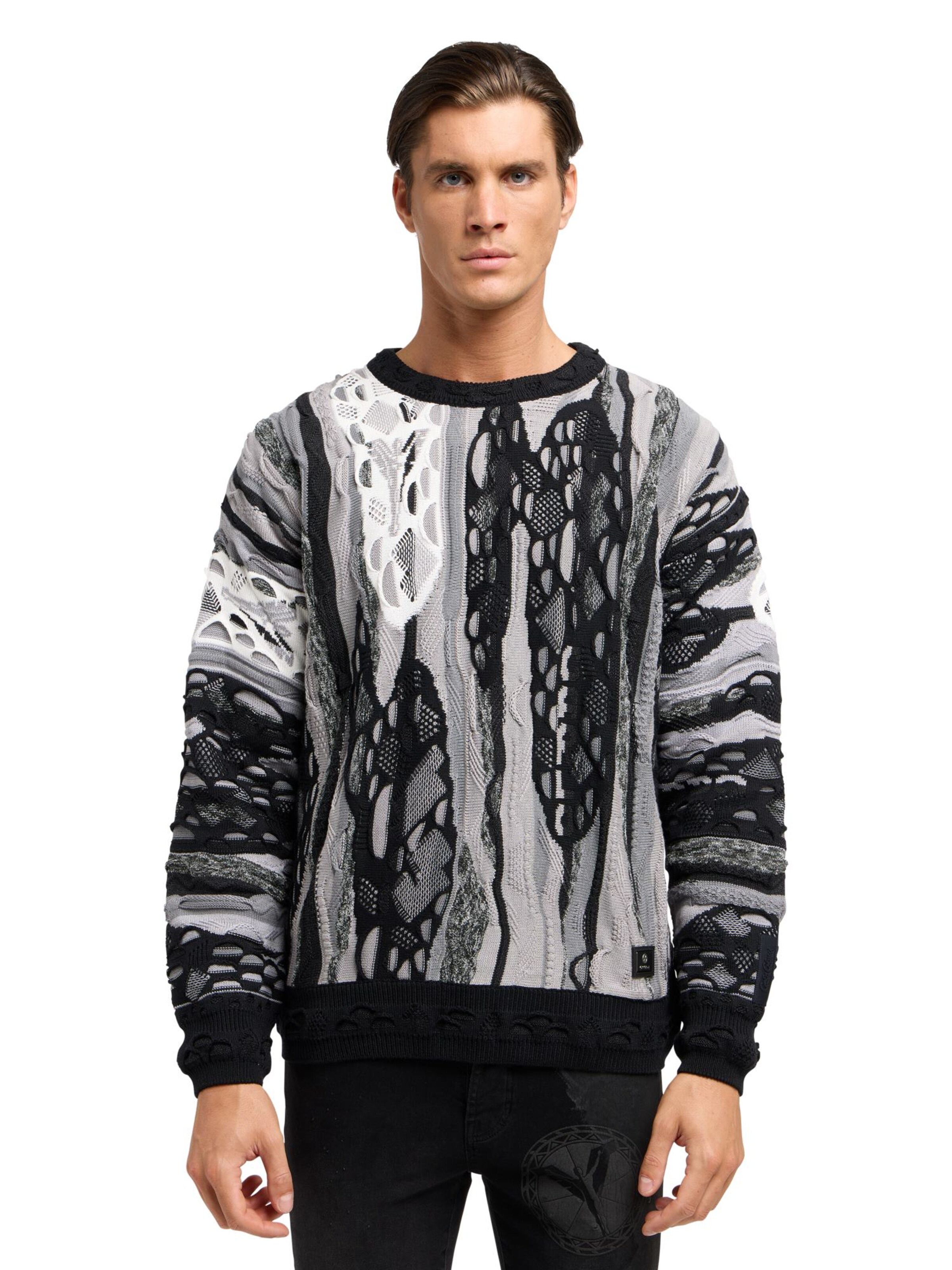 Pull-over 'Di Panfilo' Carlo Colucci en noir : devant