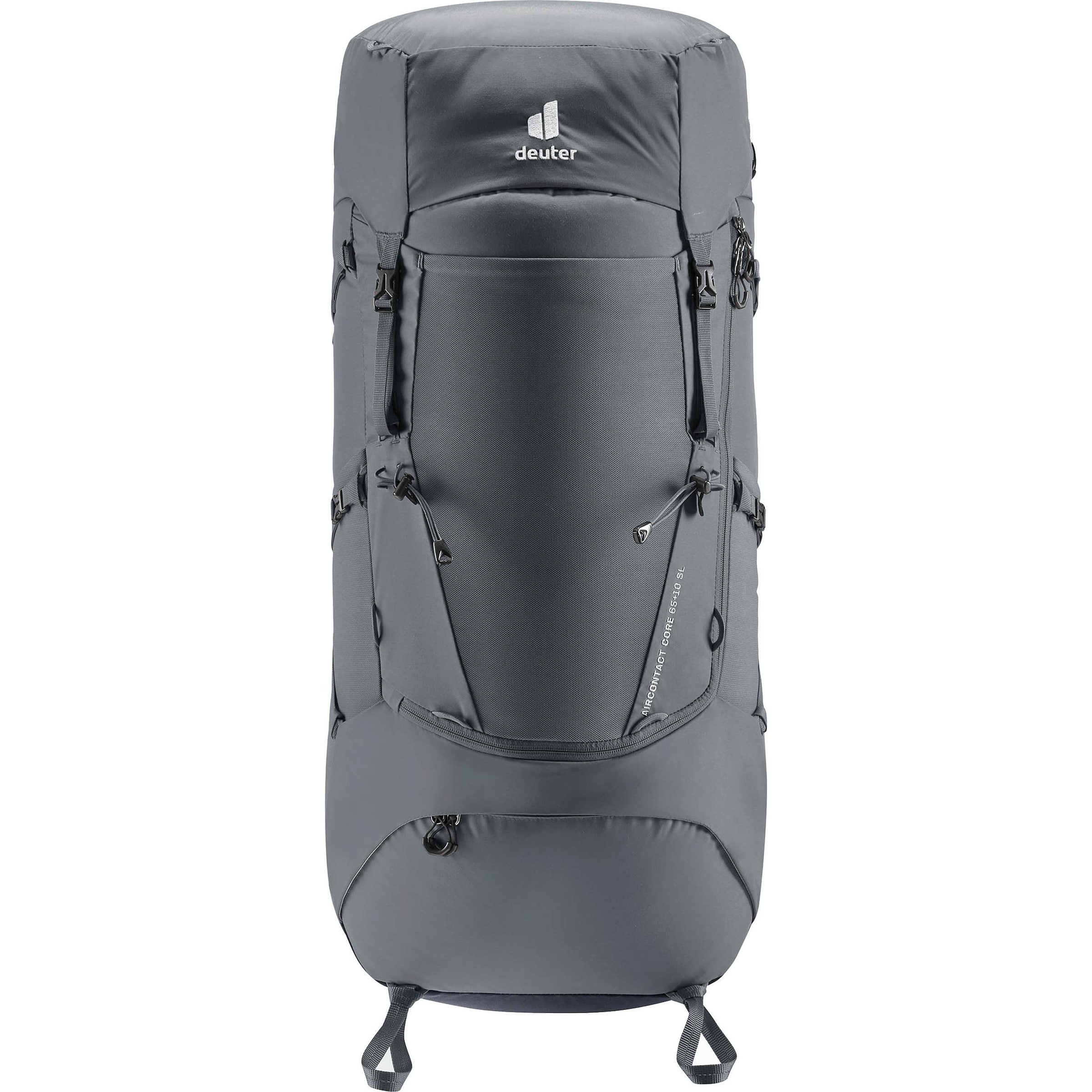 DEUTER Sports Backpack 'Aircontact Core 65+10 SL' in Grey: front