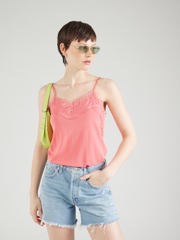 ICHI - Falda 'LIKE TO2' en naranja: frente