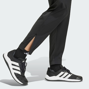 ADIDAS PERFORMANCE Tapered Workout Pants 'Tech Intensity' in Black