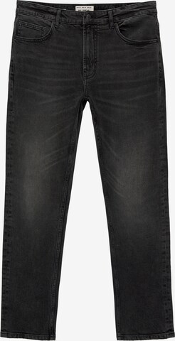 Pull&Bear Regular Jeans i svart: framsida