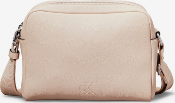Calvin Klein Jeans Olkalaukku värissä beige: etupuoli
