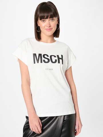 Tricou 'Alva' de la MSCH COPENHAGEN pe alb: față