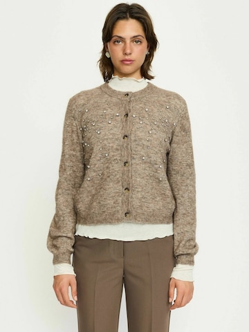 Cardigan ' SRAllison ' Soft Rebels en marron : devant