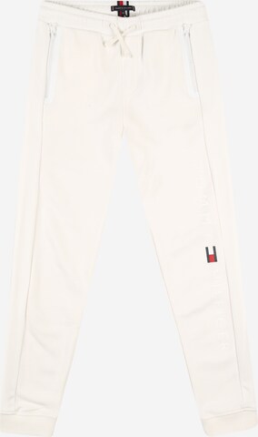 TOMMY HILFIGER Tapered Pants in Beige: front