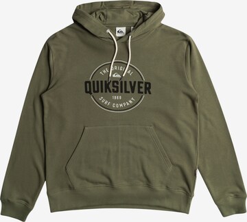 QUIKSILVER Sweatshirt in Green: front