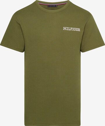 T-Shirt TOMMY HILFIGER en vert : devant