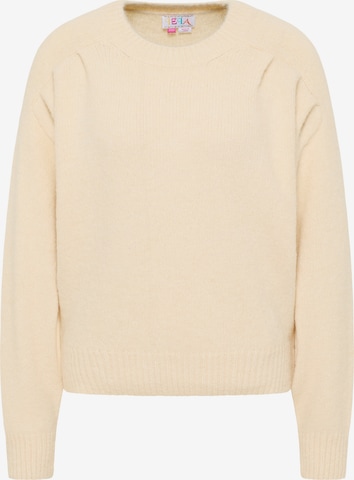 Pull-over IZIA en beige : devant