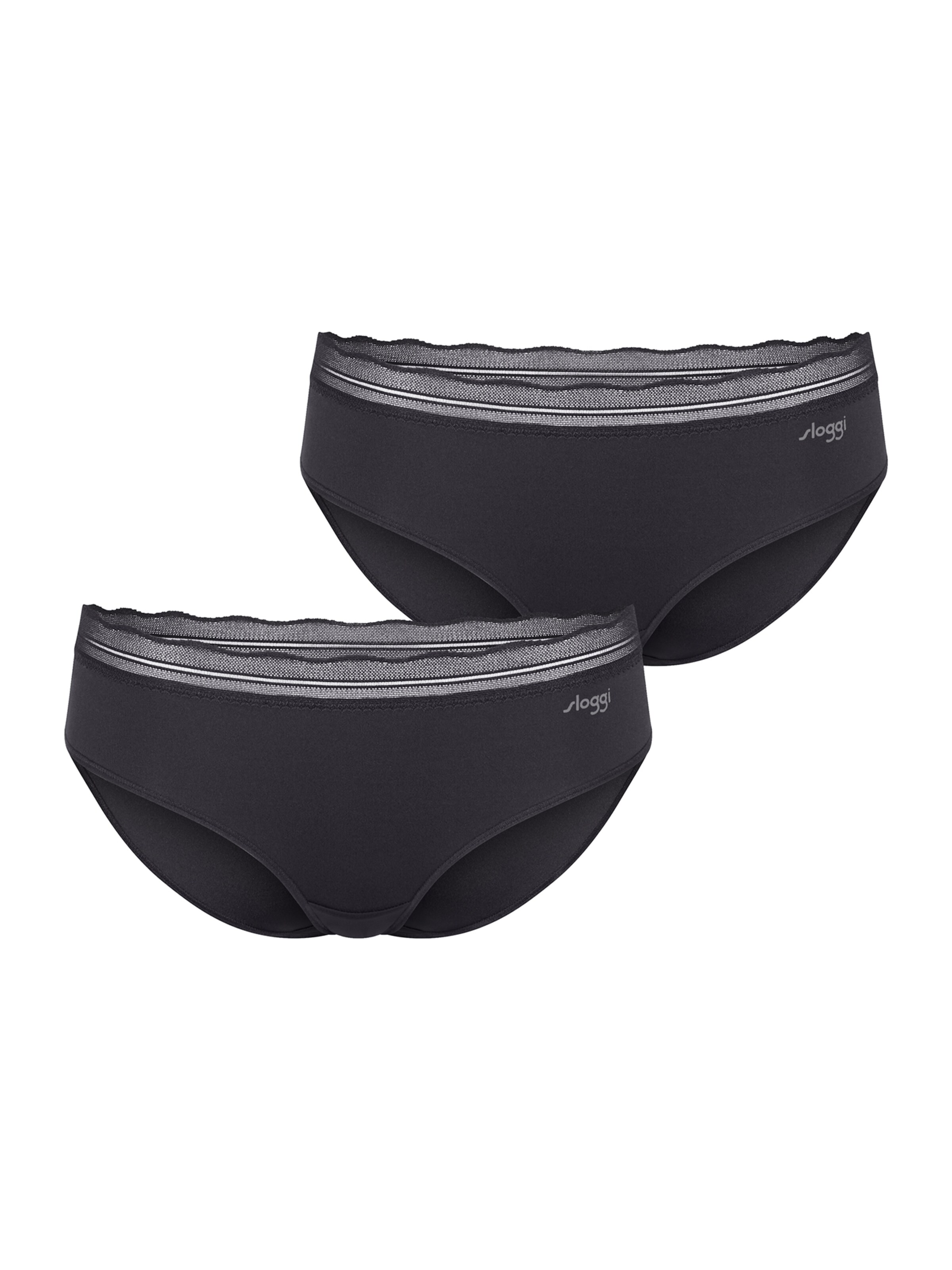 SLOGGI Hipster ' Blue GO Blush ' in Schwarz: Vorderseite