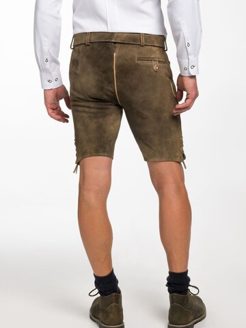 Regular Pantalon folklorique 'Erfurt' SPIETH & WENSKY en marron