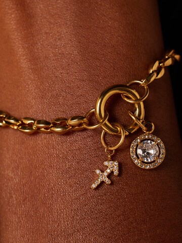 Lucardi Pendant 'Statement' in Gold: front