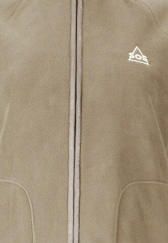 SOS Functionele fleece jas 'Munson' in Bruin