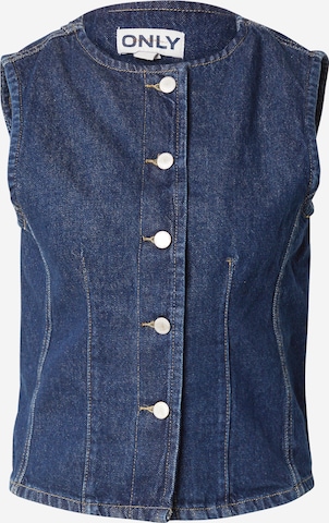 ONLY - Chaleco 'ONLAya' en azul: frente