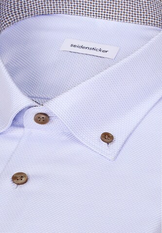 SEIDENSTICKER Regular fit Zakelijk overhemd in Blauw