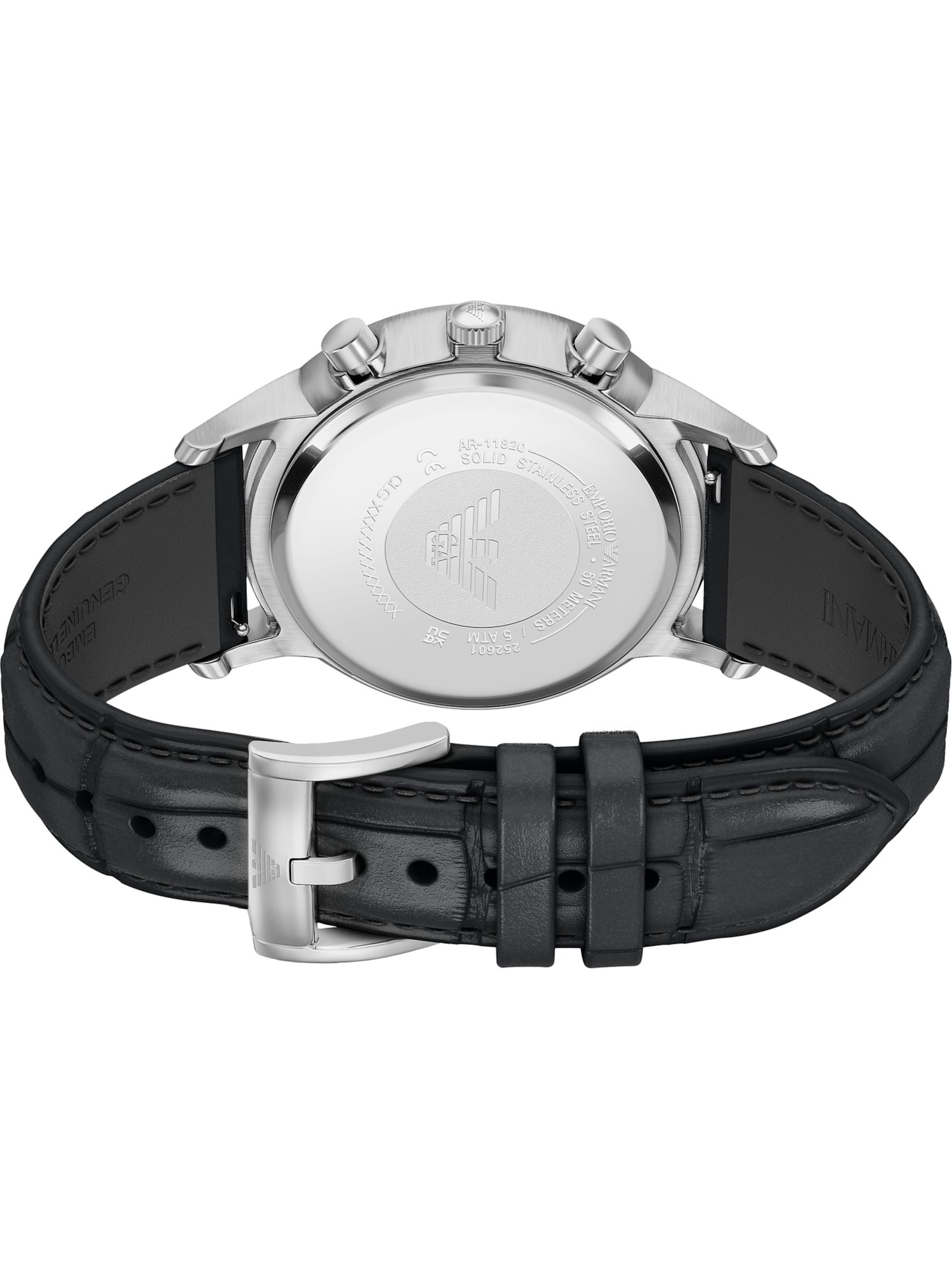 Emporio Armani Uhr in Schwarz