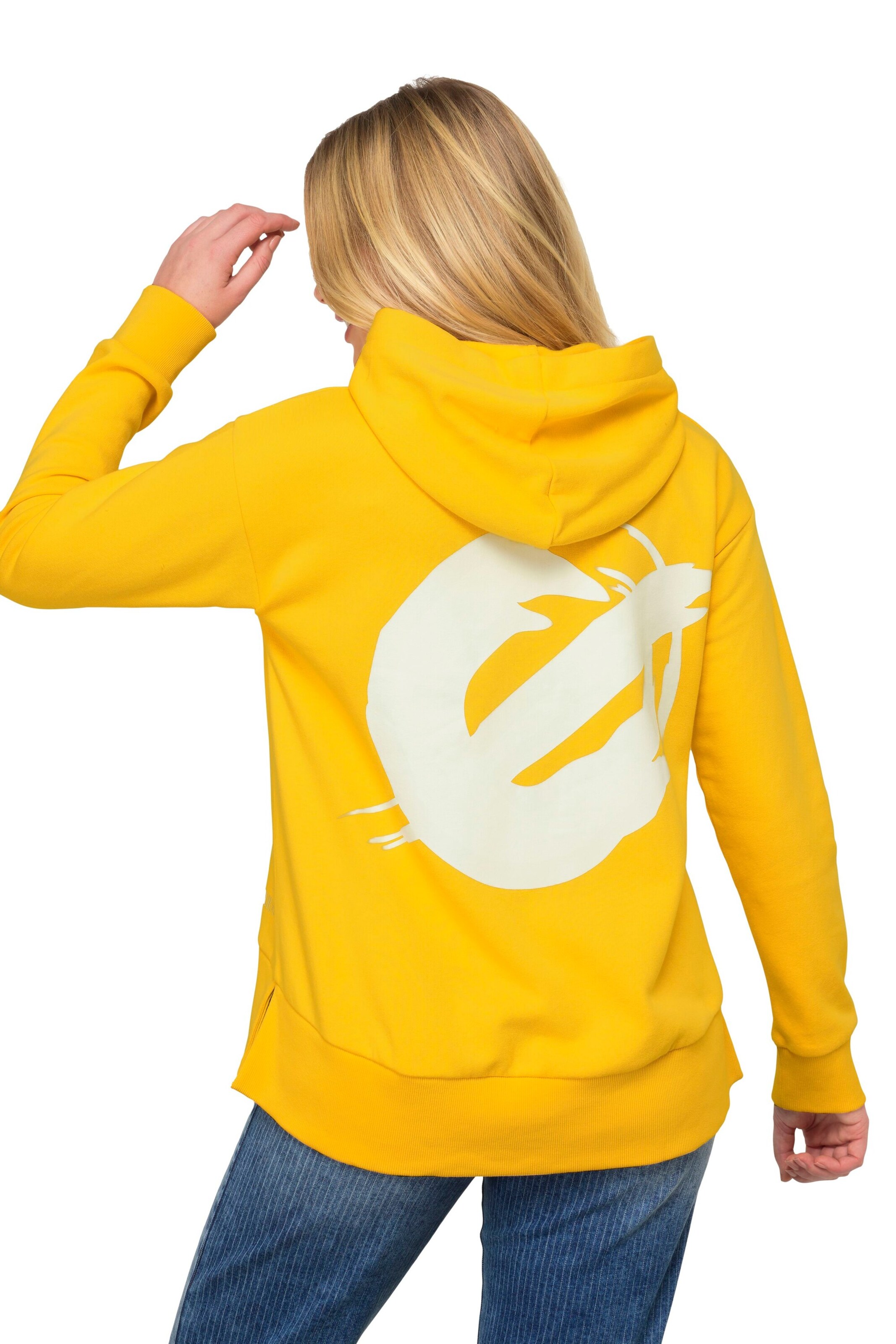 LAURASØN Sweatshirt in Geel