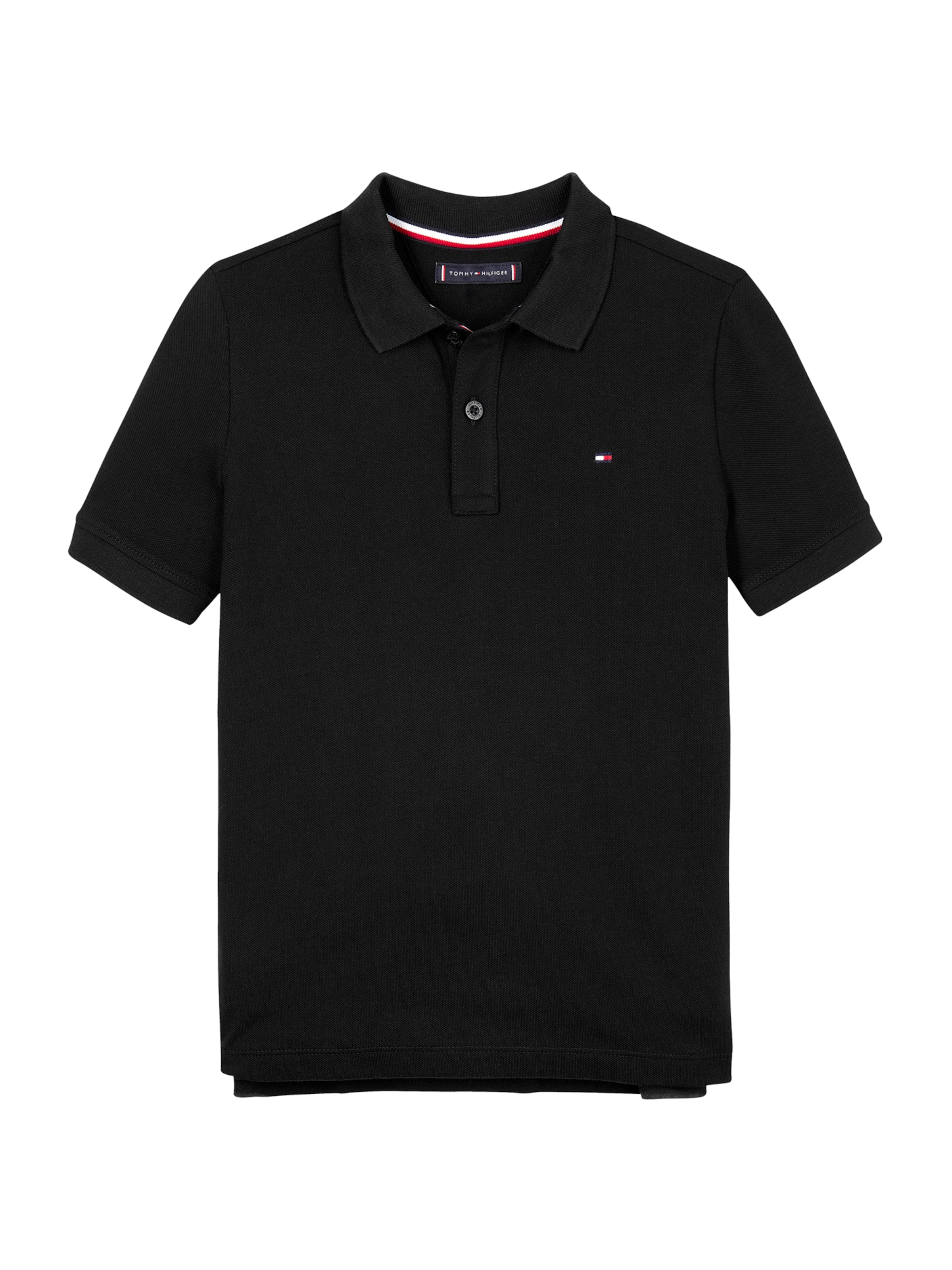 Tricou 'Essential' de la TOMMY HILFIGER pe negru: față