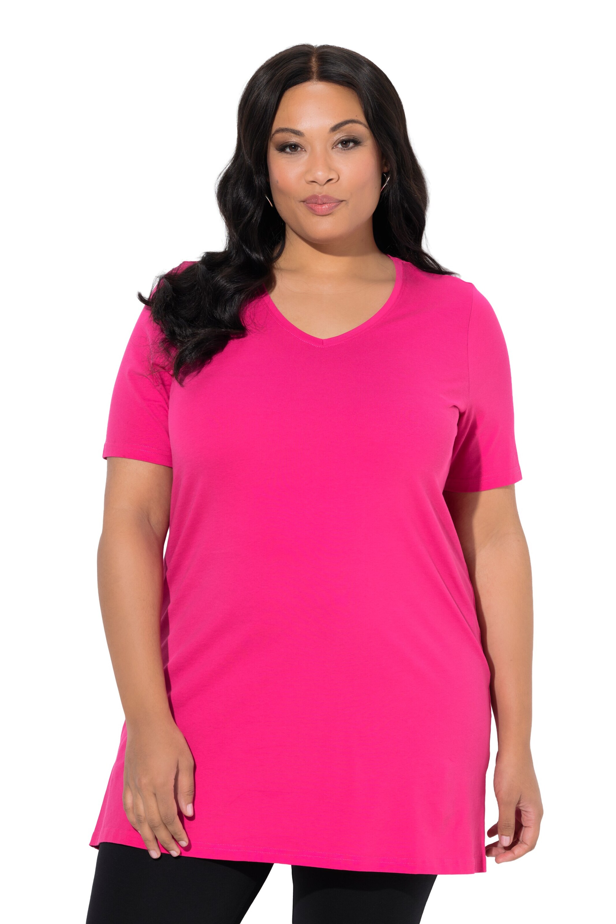 Ulla Popken Shirt in Pink: Vorderseite