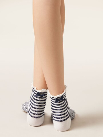 CALZEDONIA Socks in Blue