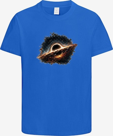 HUSKSWARE Shirt 'Grafik' in Blau: Vorderseite