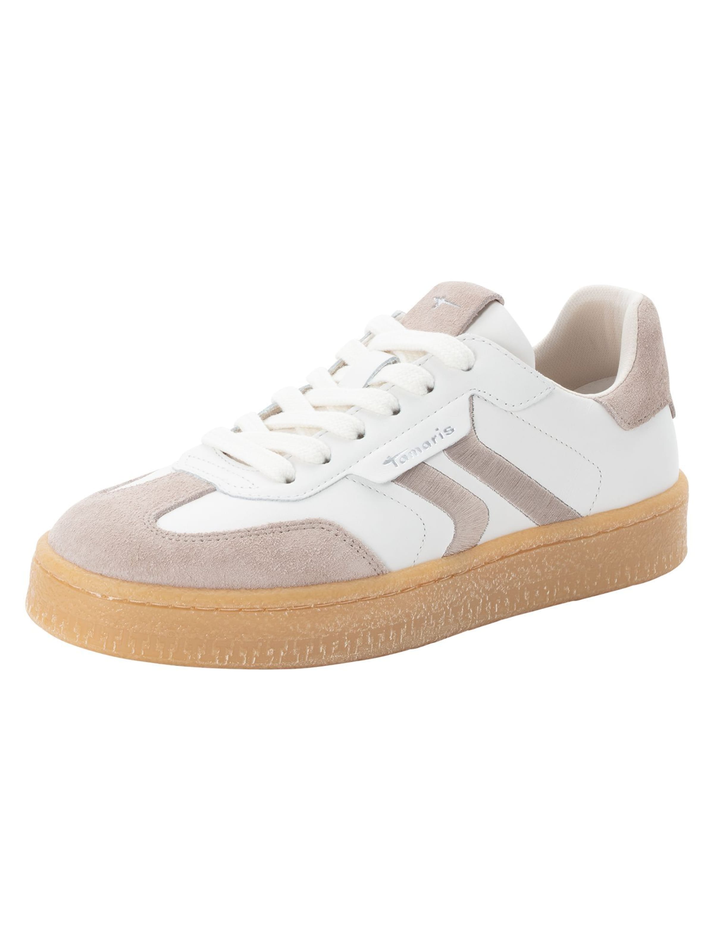 Sneaker bassa di Tamaris in beige: frontale
