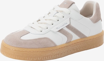 Sneaker bassa di Tamaris in beige: frontale