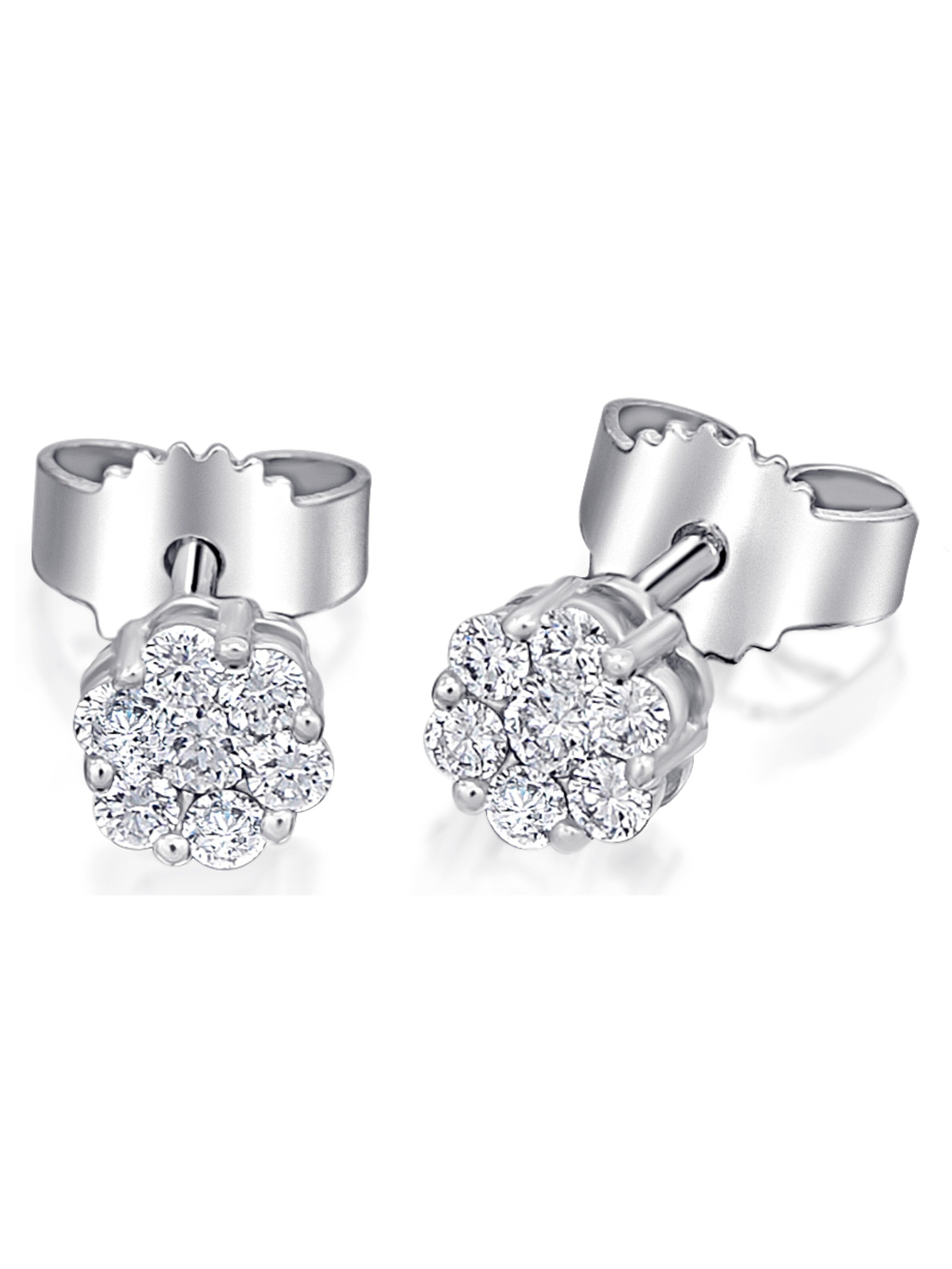 ONE ELEMENT Ohrringe in Silber: Vorderseite